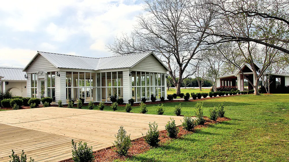 Reception hall and chapel